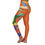 Thumbnail: I Am Art High Orange Waisted Yoga Leggings (AOP)