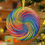 Thumbnail: Fractured Sunlight's Candy Cane Rainbow 2025 Glass Ornament set