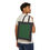 Thumbnail: Tik Tok Exclusive Green Bicycle Pattern Tote Bag — Eco Canvas Shopping Bag