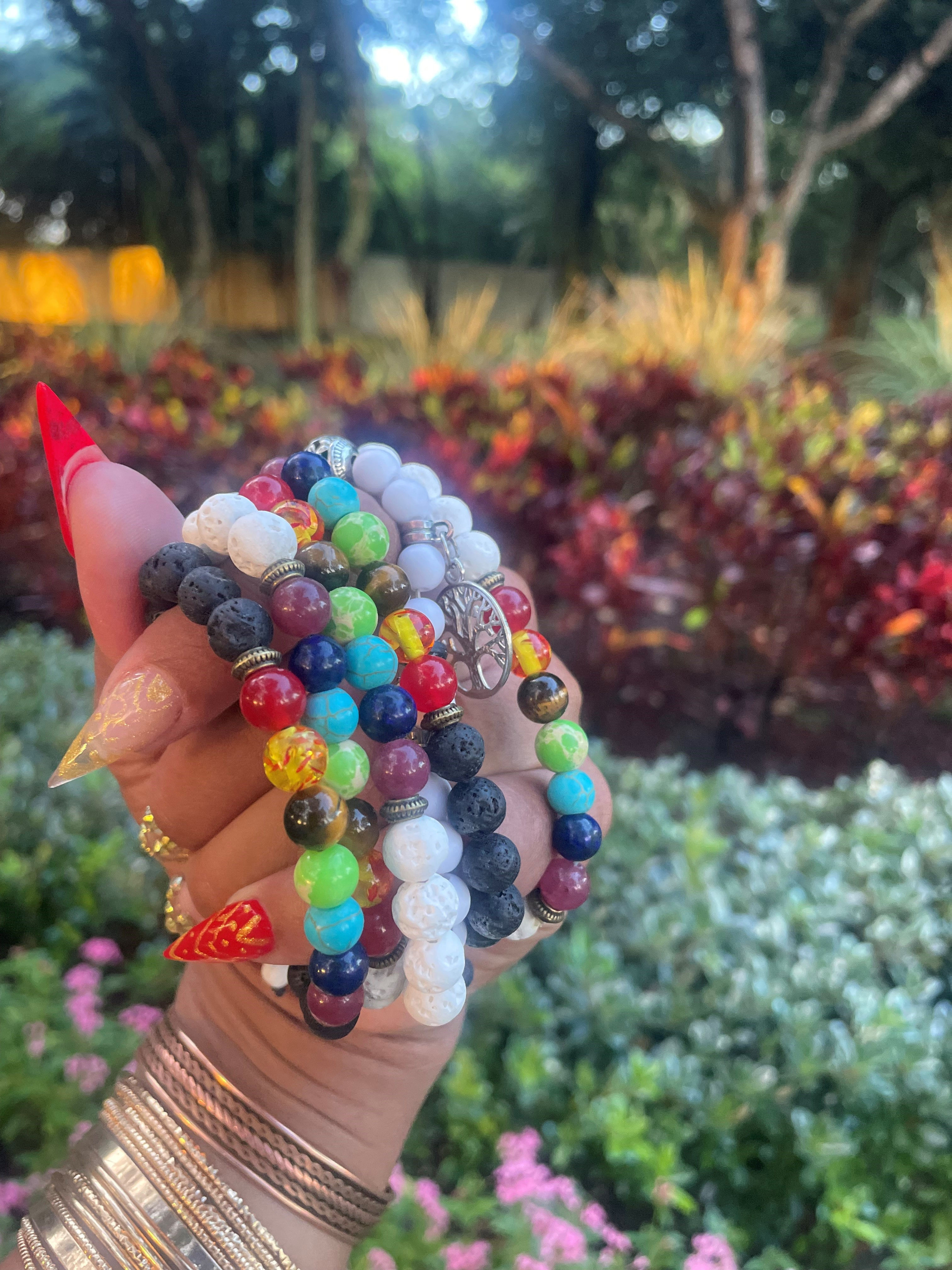 Sound Charged Chakra Bracelets