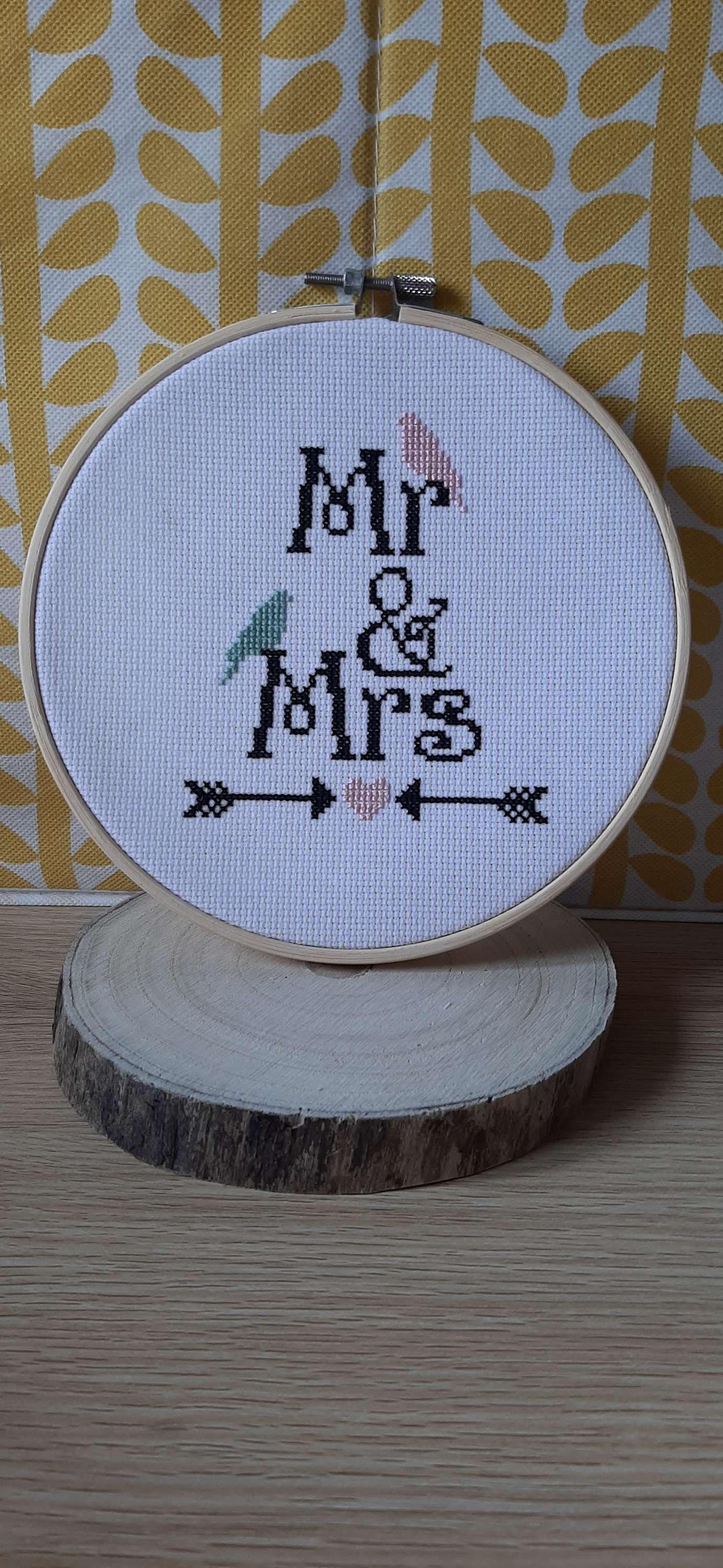 Mr & Mrs Cross Stitch Kit