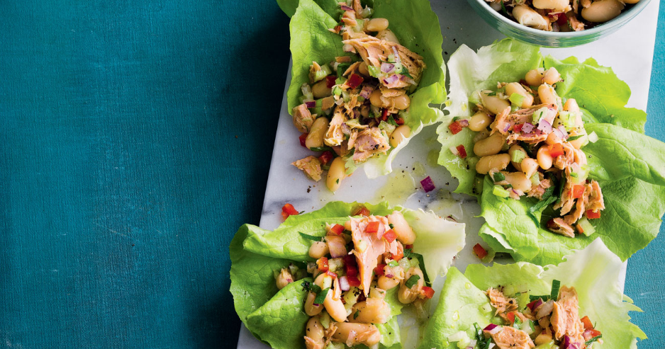 Tuna & Cannellini Lettuce Cups