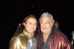 Ivan Magrì e Placido Domingo