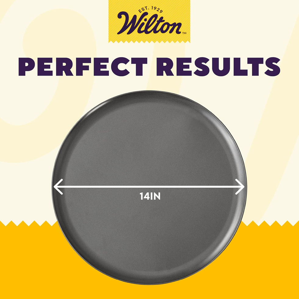 Wilton Non-Stick Pizza Pan Oven Ready Side Angle