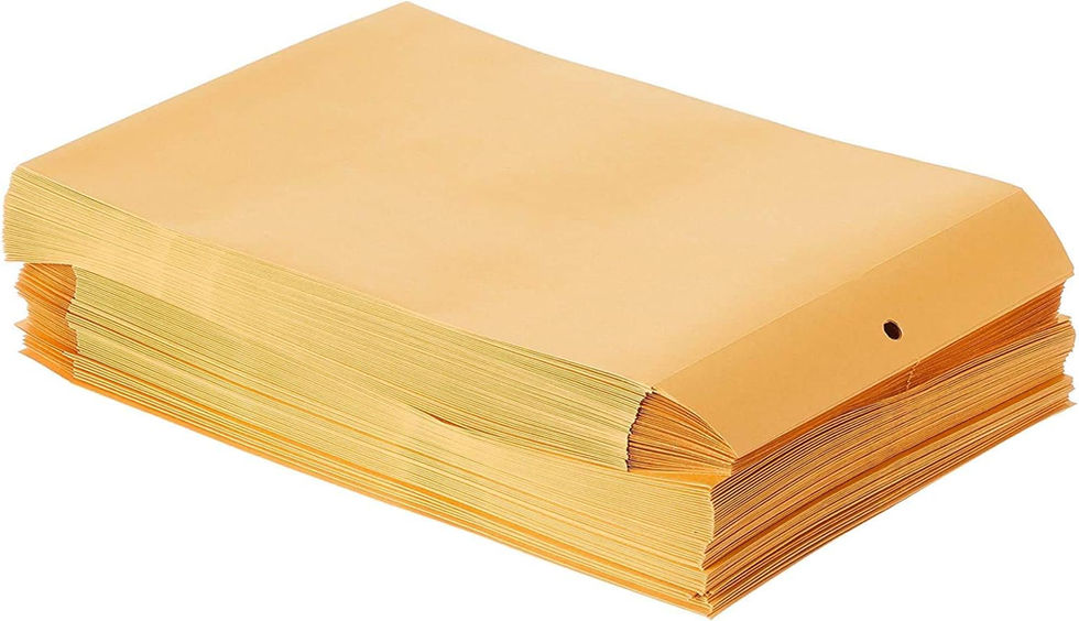 Mead 24-lb Paper All-Purpose Envelope Pack of 20 Side Angle