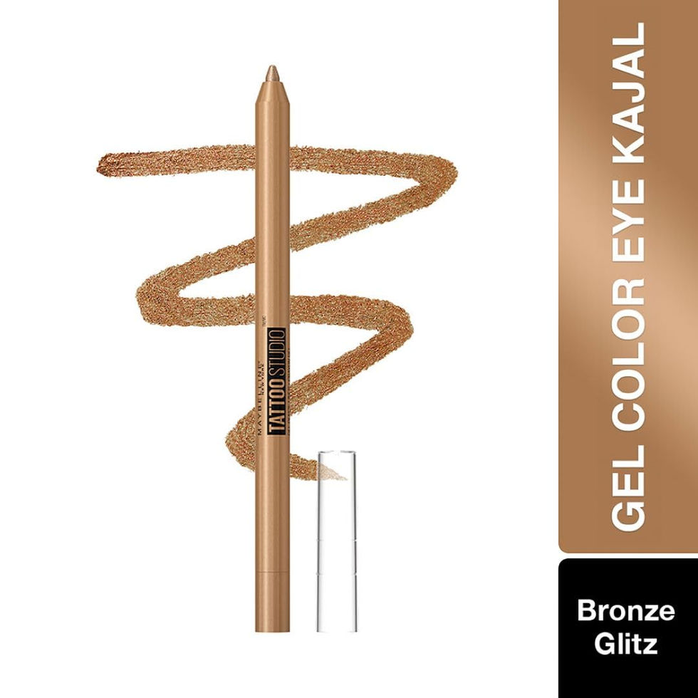 Maybelline Tattoo Studio Eyeliner Makeup Pencil Bronze Glitz Packaging Close-Up