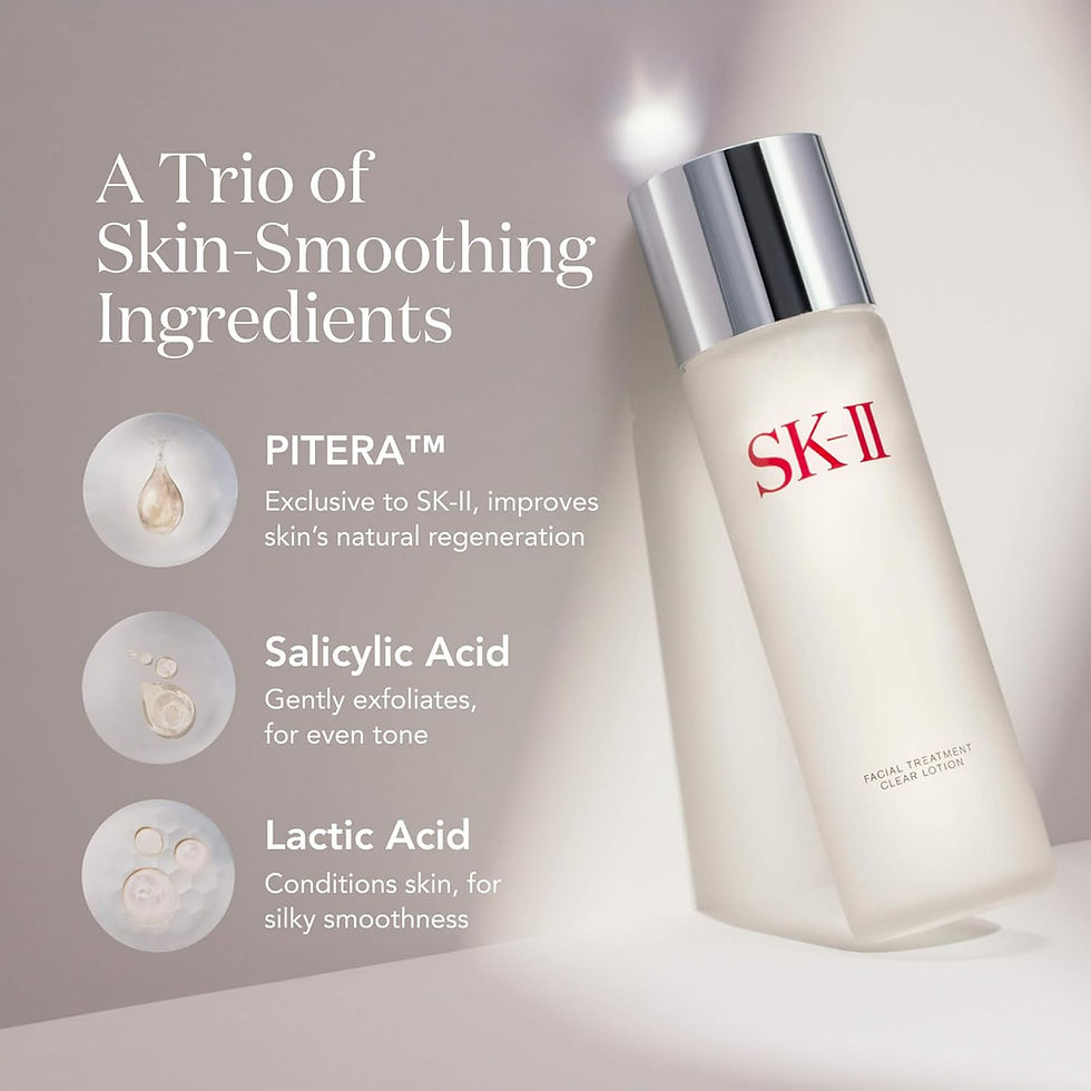 SK-II PITERA AHA Exfoliating Toner 230ml Packaging Side View