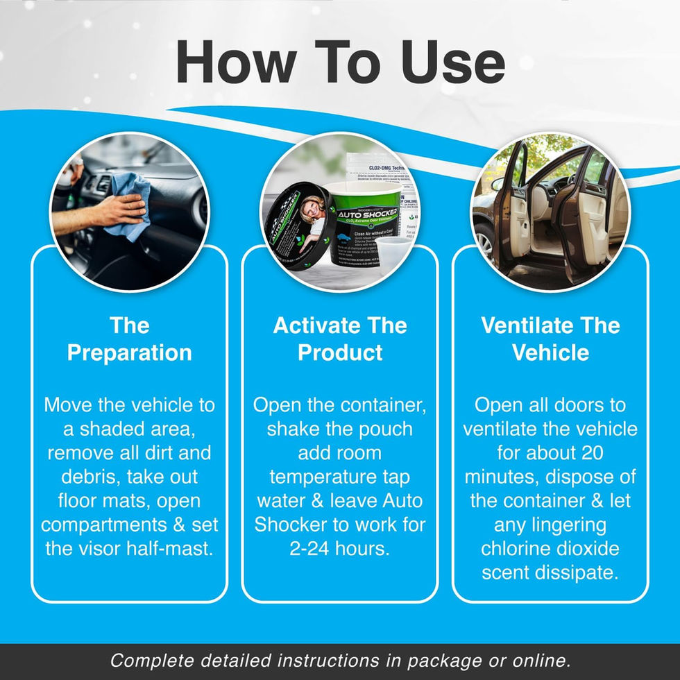 Biocide Systems Auto Shocker Odor Remover – Pod and Box Display