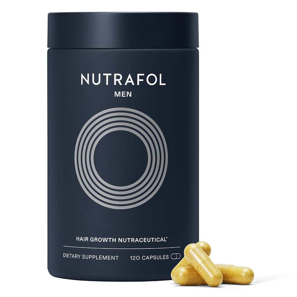 Nutrafol Men’s Hair Growth Supplements 1 Month Supply Bottle Front View
