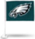 Rico Industries NFL Philadelphia Eagles Car Flag Double Sided 19x16 Front View