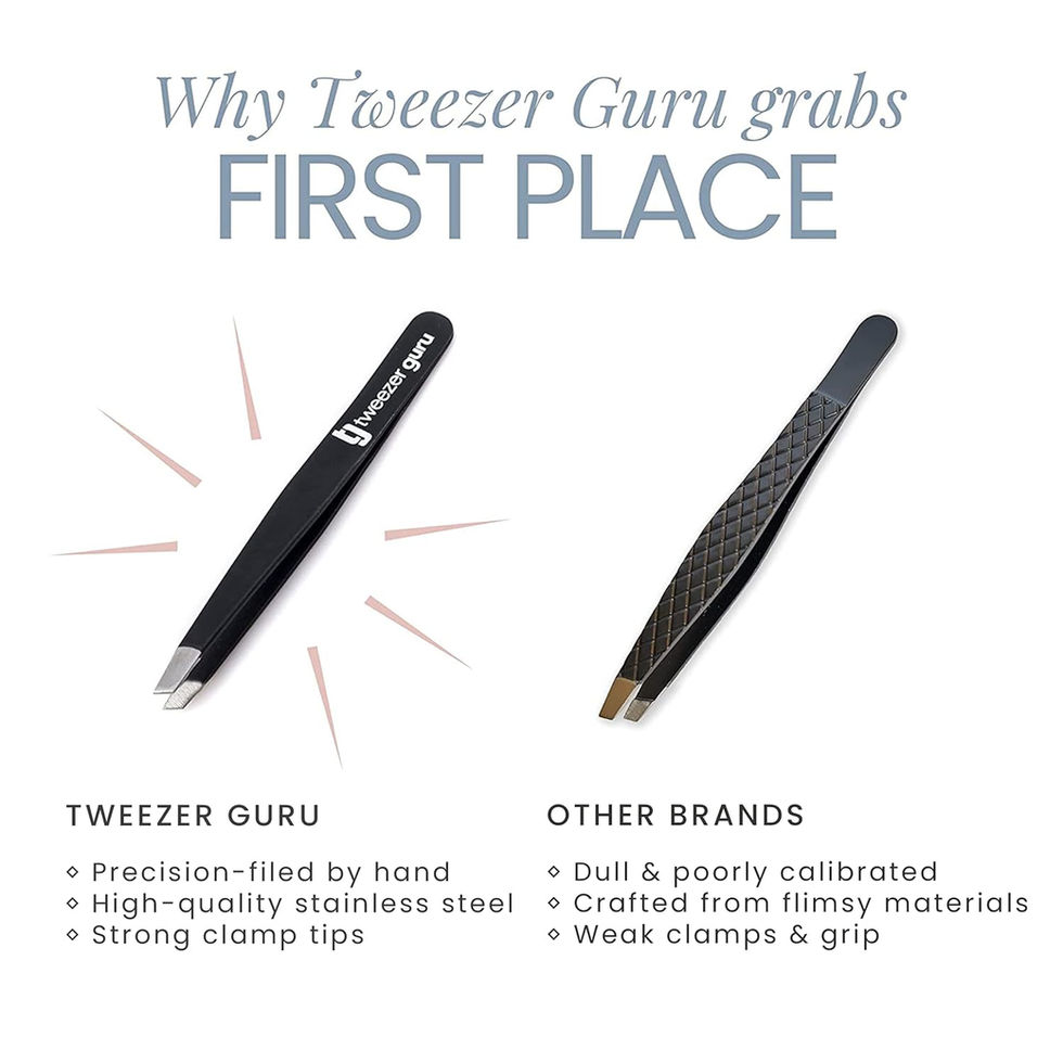 Tweezer Guru Beauty Tool Sky Blue Protective Sleeve Travel Ready