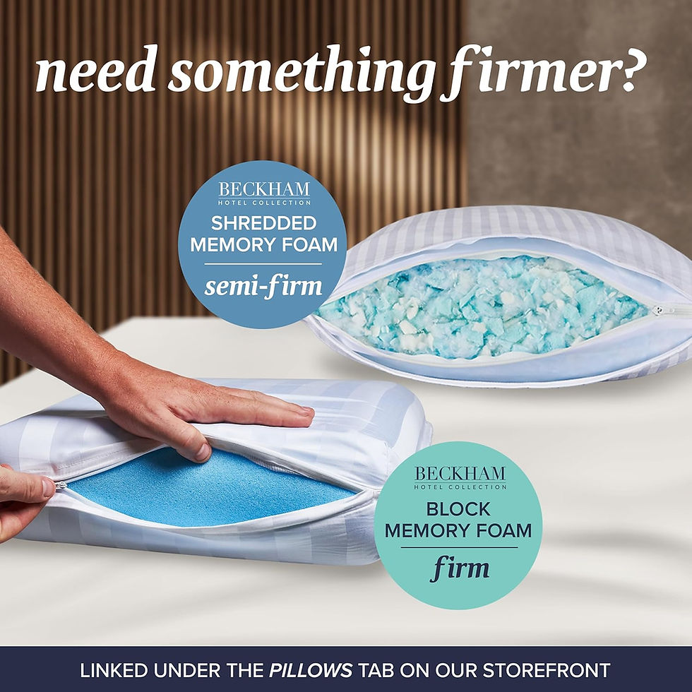 Down Alternative Pillow for Sleeping – Beckham Hotel Collection, Machine Washable, Cooling