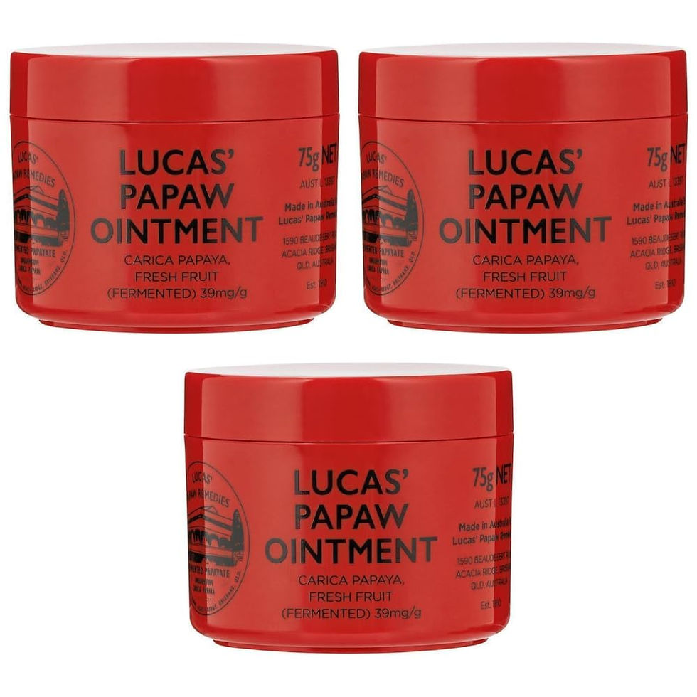Lucas’ Papaw Ointment 75g 3-Pack Multi-Purpose Skin Relief Balm Front View