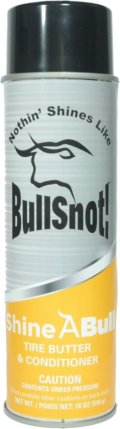 ShineABull Instant Tire Butter & Trim Gloss Spray Bottle Front View