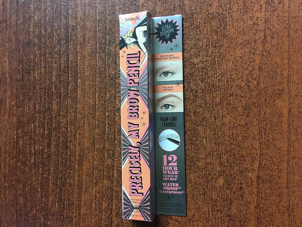Benefit Brow Pencil Ultra-Fine Tip and Packaging Side Angle