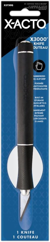 X-ACTO X3000 Rubber-Barrel Hobby Knife 1-Pack Front View