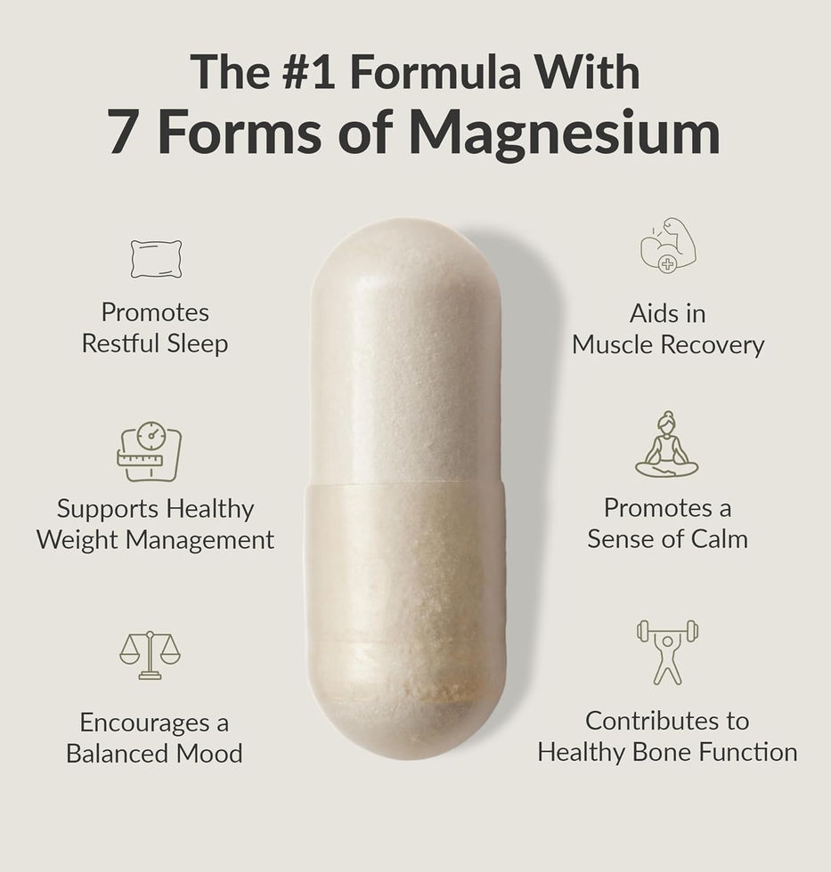 Magnesium Breakthrough 60 Count Capsules Packaging – Sleep and Cognitive Support