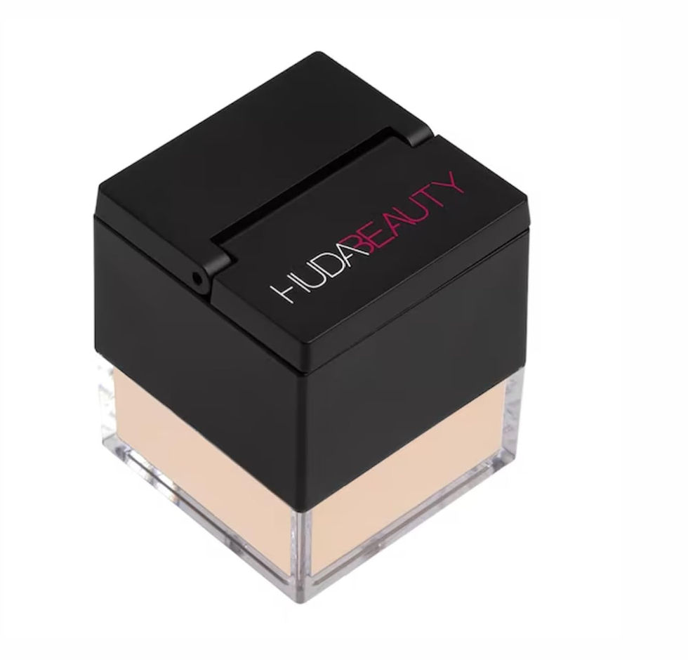 HUDA BEAUTY Easy Bake Loose Baking & Setting Powder MINI Poundcake – Jar Front View