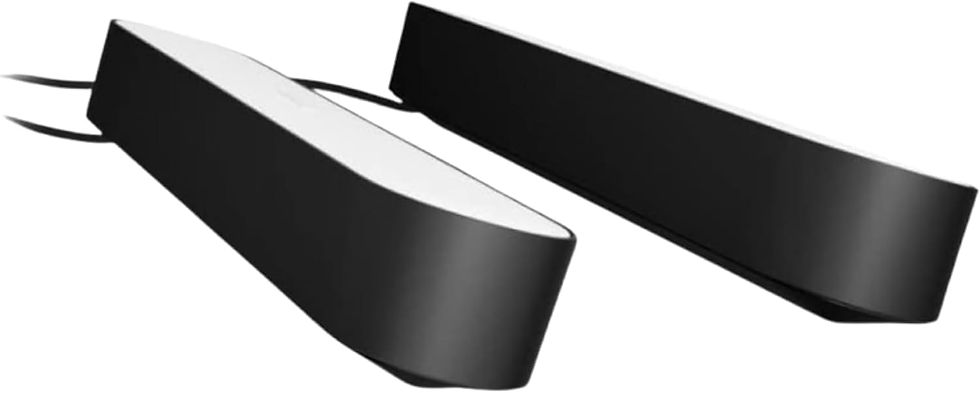 Philips Hue Play Light Bar Base Kit 2-Pack Black — White and Color Ambiance Front View