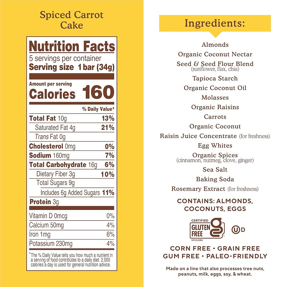 Simple Mills Gluten-Free Paleo Snack Bars Packaging Side Angle