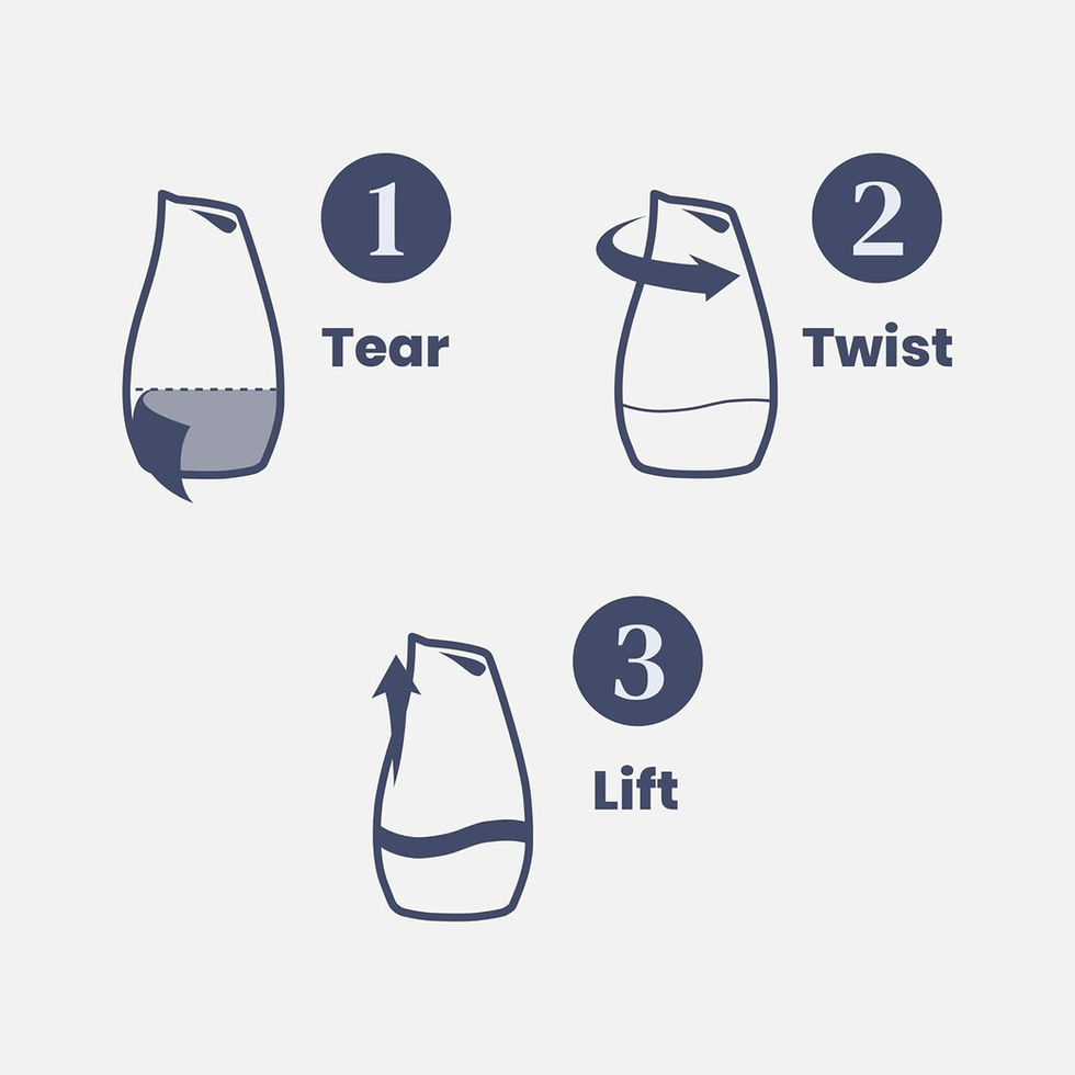 Renuzit Air Freshener Gel Cone Transparent Packaging Display