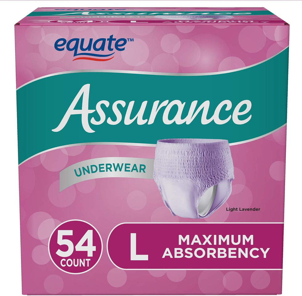 Assurance for Women Maximum Absorbency Protective Underwear Large 54 Count Front Packaging
