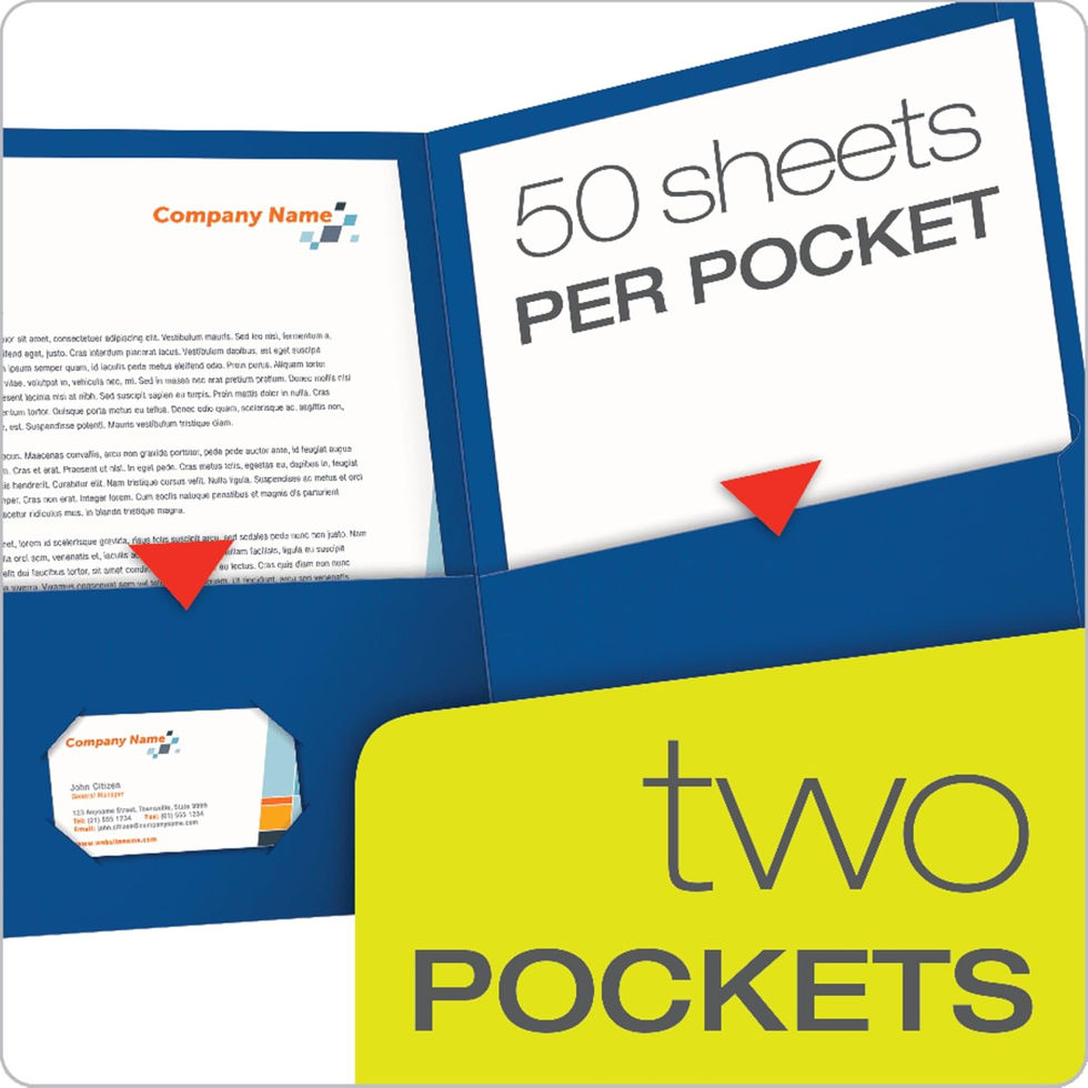 Textured Paper Folders Oxford 8.5x11 Holds 100 Sheets