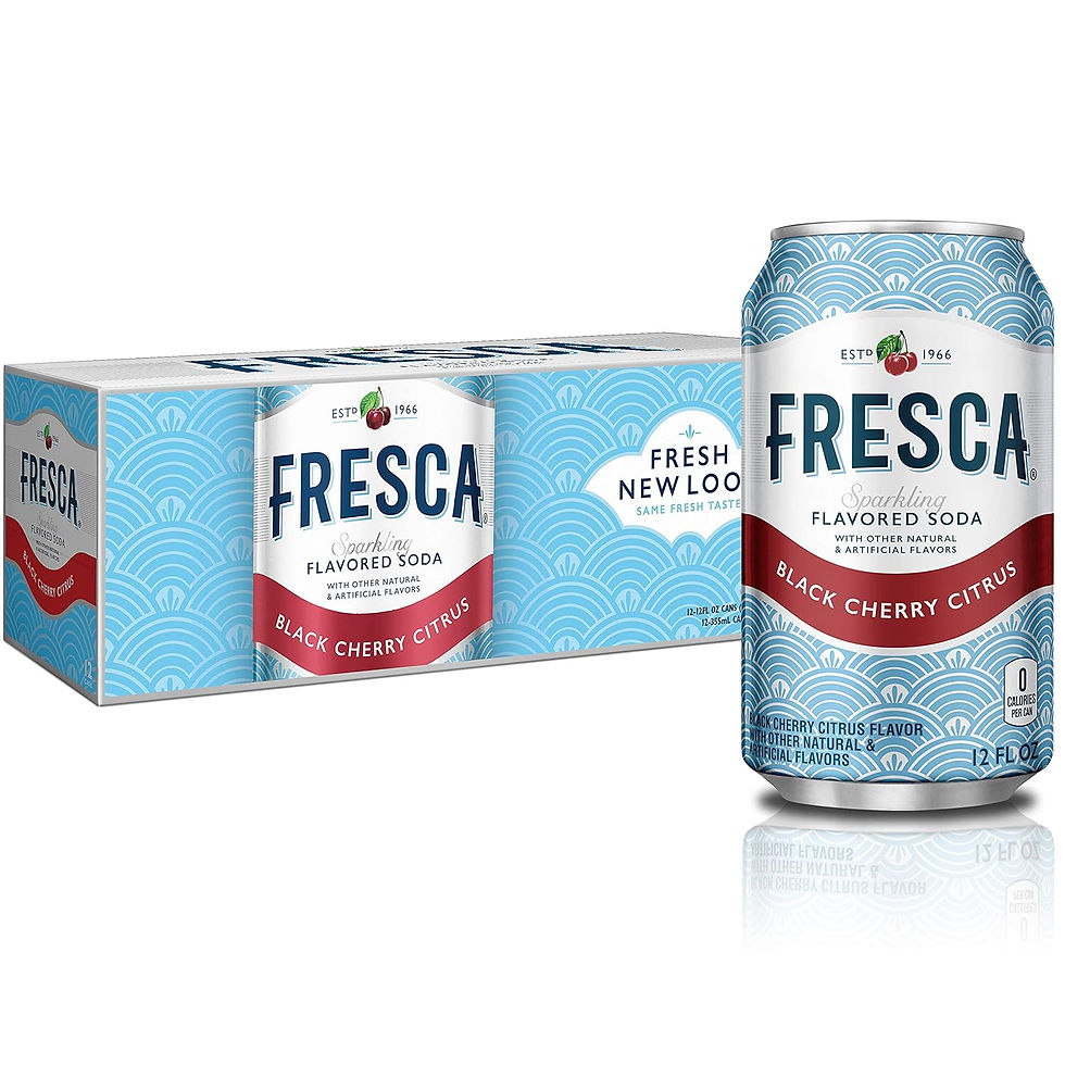 Fresca Black Cherry Soda 12 Pack Cans Front View