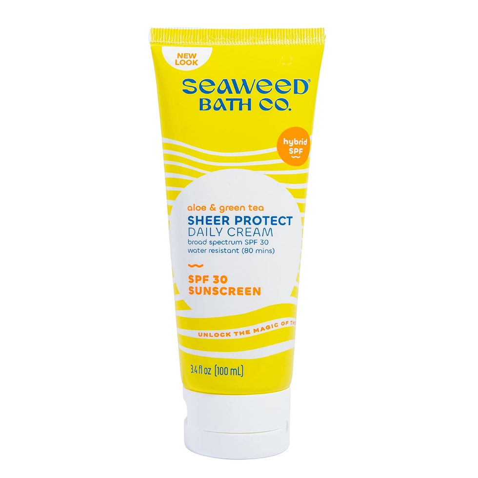 Seaweed Bath Co. Sheer Protect SPF 30 Sunscreen Cream 3.4 oz Front View