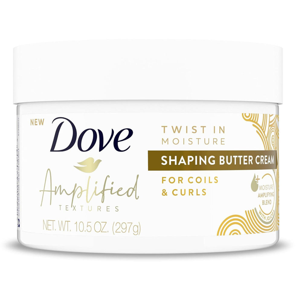 Dove Amplified Textures Shaping Butter Cream 10.5 oz – Front Label View
