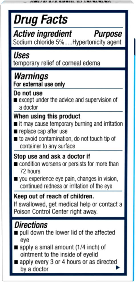 Muro 128 Eye Ointment for Corneal Edema Relief Tube Packaging