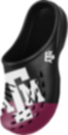 FOCO Officially Licensed NFL Team Colorblock Clogs Side Profile