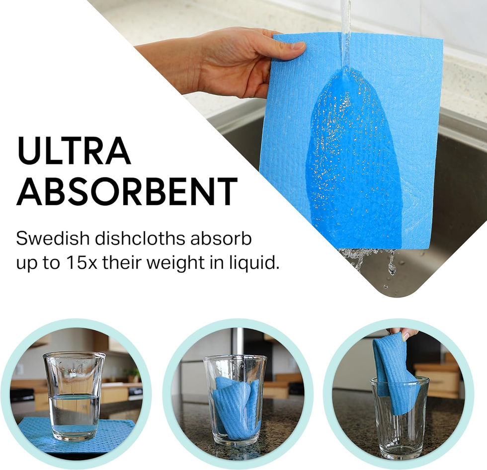 10 Pack Assorted Swedish Wholesale Absorbent Hand Towels