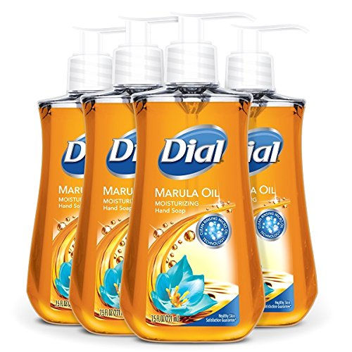Dial Marula Oil Liquid Hand Soap 7.5 fl oz Bottle Front View