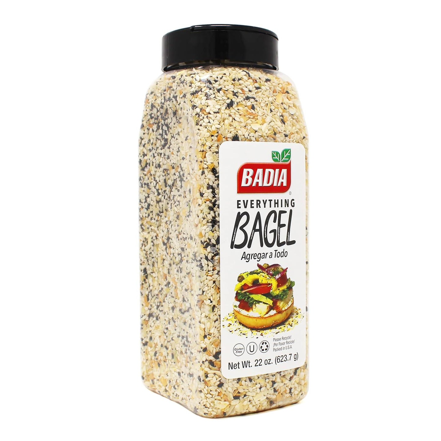 Badia Everything Bagel Seasoning Blend 22 oz Front View