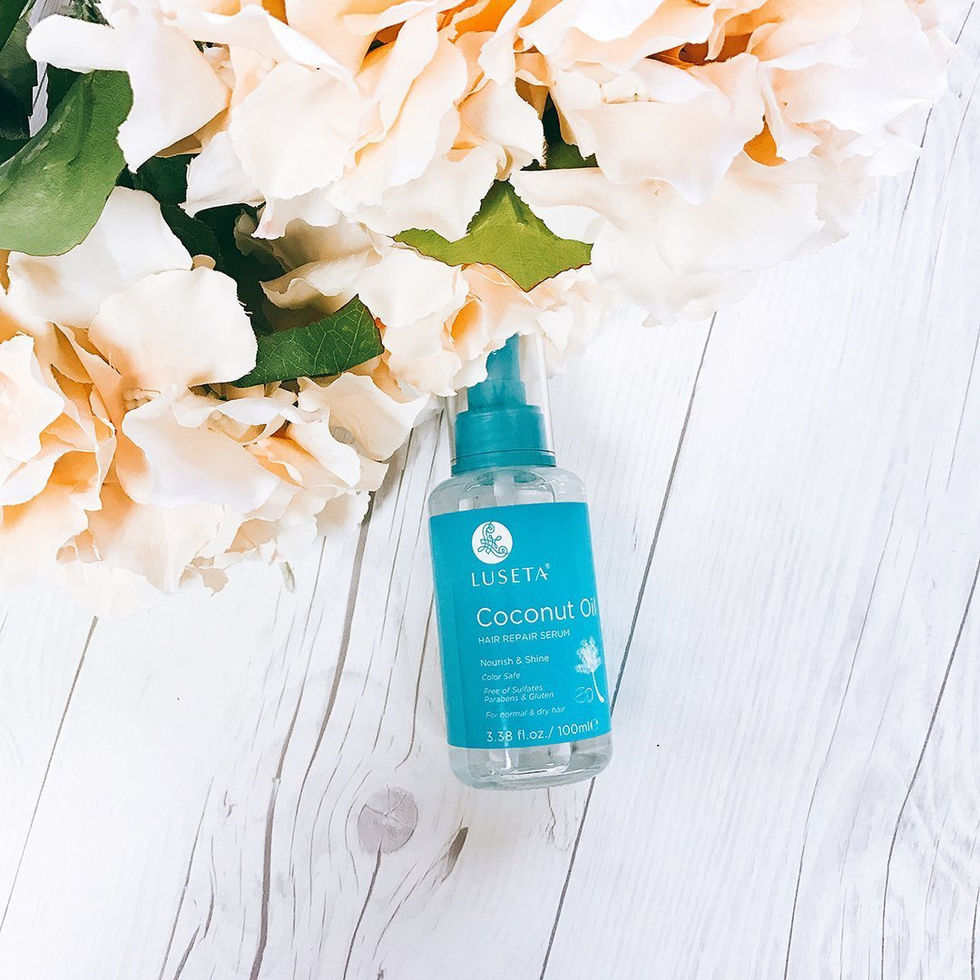 Luseta Hydrating Hair Serum Sulfate Free Paraben Free Bottle Close-Up