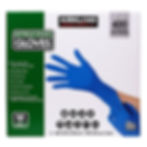 Kirkland Signature Nitrile Exam Gloves Medium 400 Count Box Front View