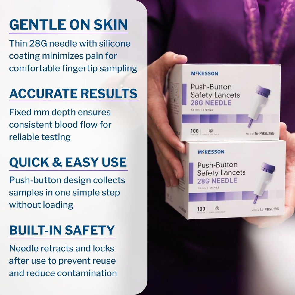 McKesson Single-Use Lancets for Blood and Glucose Test