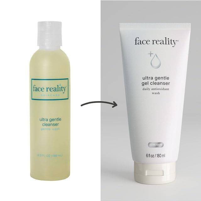 Face Reality Ultra Gentle Cleanser Sulfate-Free Unscented Gel Daily Face Wash Packaging