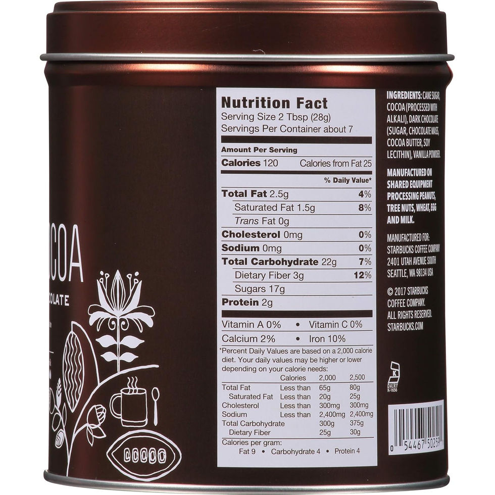 Starbucks Premium Hot Cocoa Mix 3-Pack, Seasonal Gift Box
