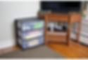 ArgustZa Rolling Plastic Storage Cart Side View with Drawers Open