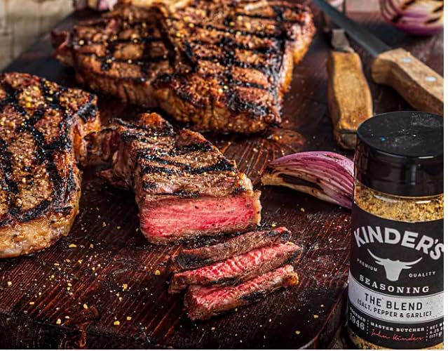 Gluten-Free Non-GMO Seasoning Set by HUBZ – The Blend, Buttery Steakhouse, Woodfired Garlic, Cowboy Butter
