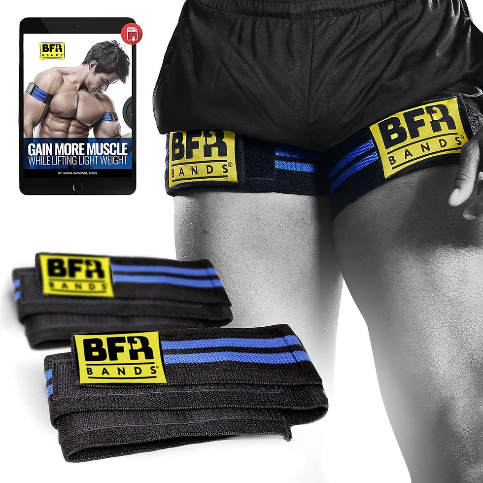 BFR BANDS Blood Flow Restriction Bands 2 Pack – Box Front View