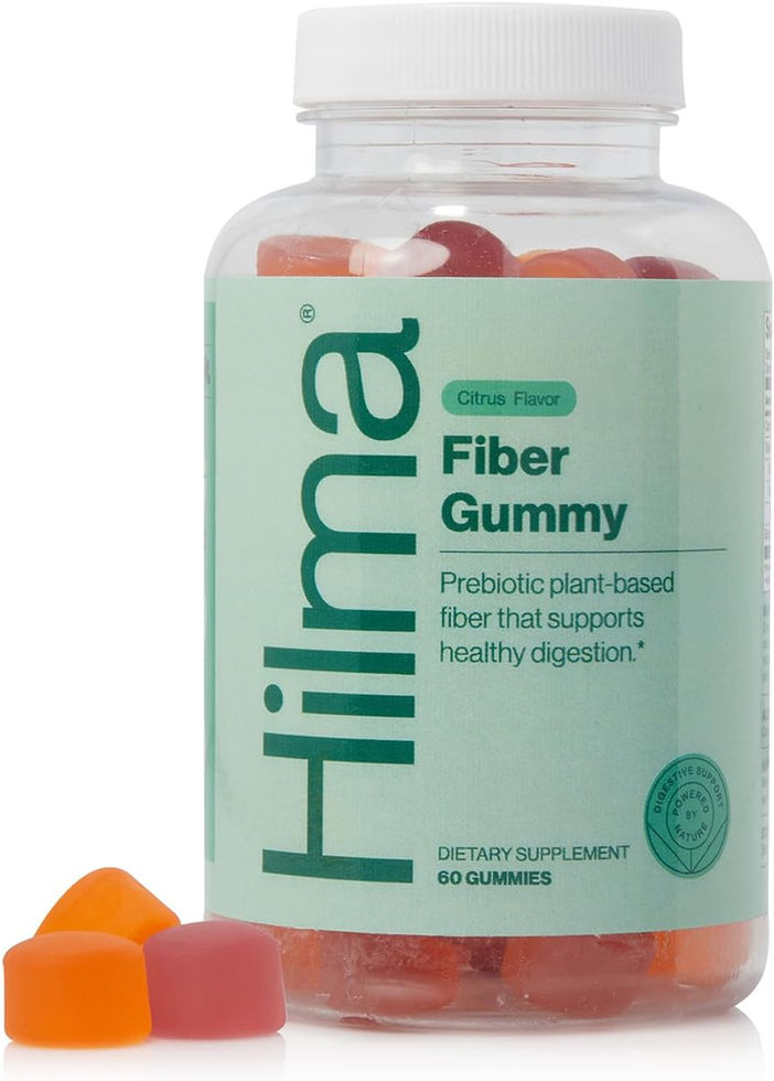 Hilma Prebiotic Fiber Gummies 60 Count Bottle Front View