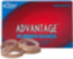 Alliance Rubber Advantage Rubber Bands #73 240 Count 1 lb Box Front View
