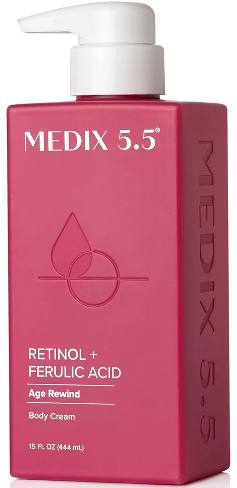 Medix 5.5 Retinol Body Lotion 15 fl oz Front Bottle View