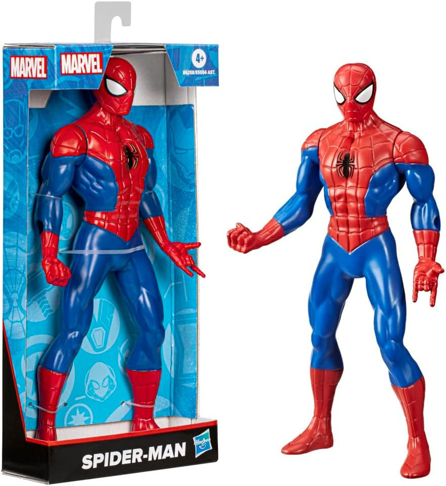 Hasbro MARVEL Spider-Man 10-Inch Action Figure Front View in Box