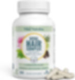 Vital Nutritive Vital Hair Complex Biotin & Vitamin B Hair Vitamins 60 Capsules Bottle Front View