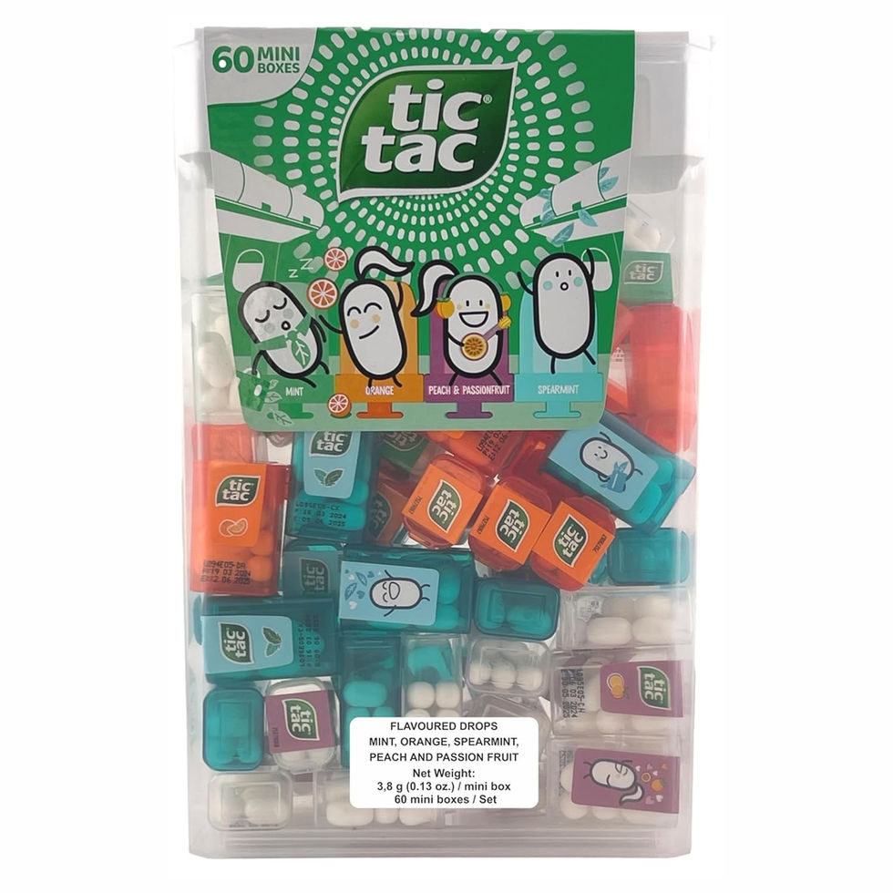 Tic Tac Mini Boxes 234g Bulk Pack for Wholesale Candy Distribution USA