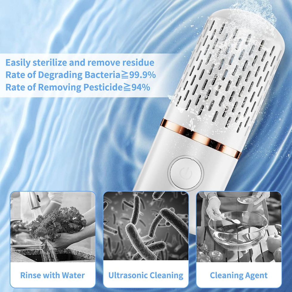 Heyjar Food Purifier with OH-Ion Technology – Top and Side View